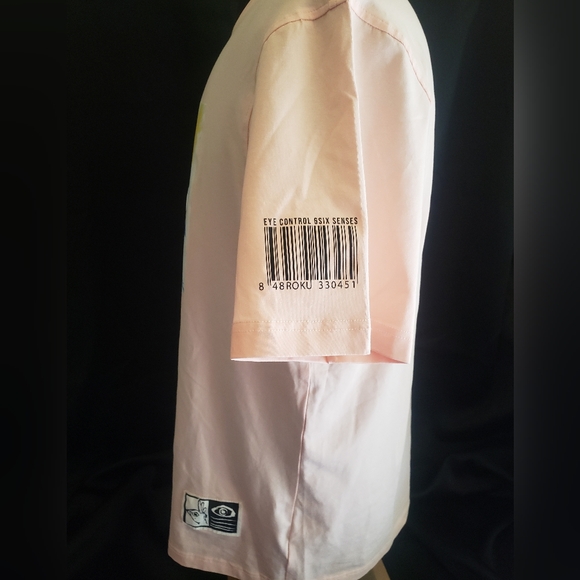 Roku Studios "Torn Dream" peachy pink XL Short Sleeve Unisex Tee. FF109 - Picture 5 of 12